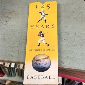 125 Years of Professional Baseball Booklet